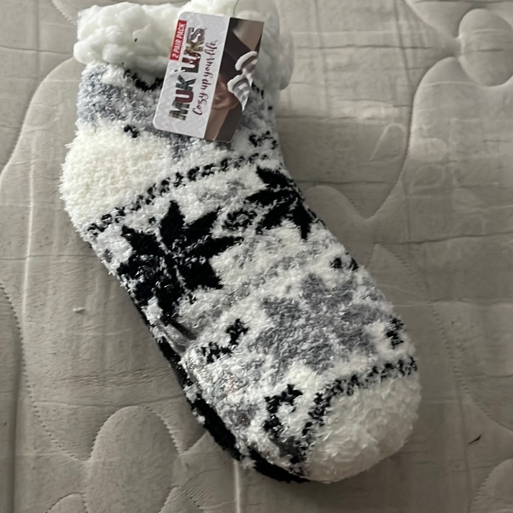 fluffy socks